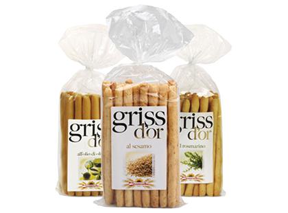 Duonos lazdelės GRISS D’OR*, 3 rūšių, 250 g