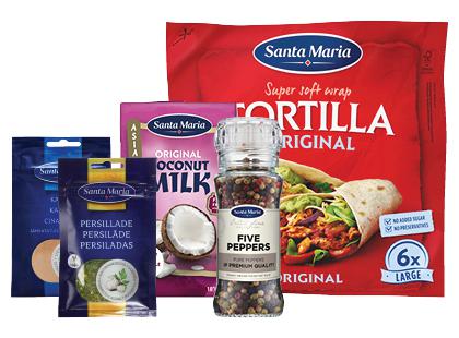 Perkant 2 ar daugiau produkcijos SANTA MARIA, taikoma 50 % nuolaida*