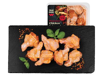 Marinuoti viščiukų broilerių sparnelių peteliai WELL DONE*, 400 g
