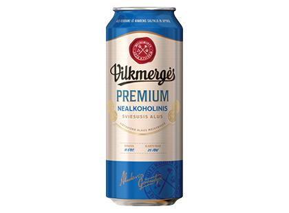Nealkohlinis šviesusis alus VILKMERGĖS PREMIUM*, 500 ml