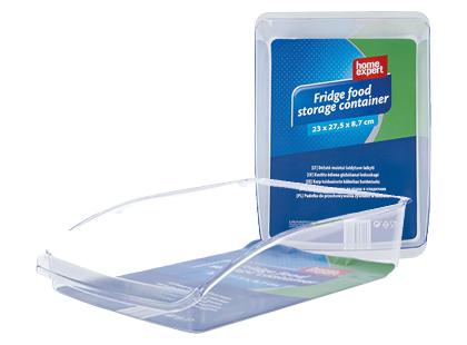 Prekė: Dėžutė maistui šaldytuve laikyti HOME EXPERT*, 23 × 27,5 × 8,7 cm, 1 vnt.