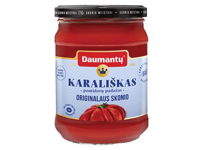 DAUMANTŲ KARALIŠKAS pomidorų padažas*, 500 g