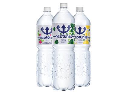 Gazuotas vanduo NEPTŪNAS*, 3 rūšių, 1,5 l