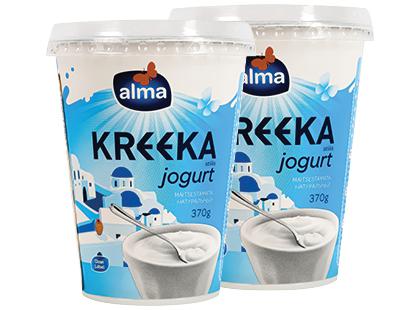 Valgomasis graikiškas jogurtas ALMA*, 4 % rieb., 2 ind. × 370 g