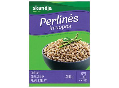 Perlinės kruopos SKANĖJA*, 1 pak. (4 vnt. × 100 g)