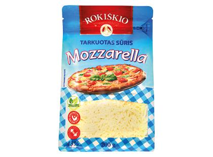 Tarkuotas ROKIŠKIO sūris MOZZARELLA*, 43 % rieb. s. m., 200 g