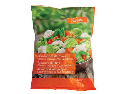 Prekė: Giliai užšaldytos pavasarinės daržovės FAVORIT, 400 g