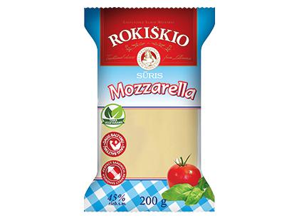 ROKIŠKIO sūris MOZZARELLA, 45 % rieb. s. m., 200 g
