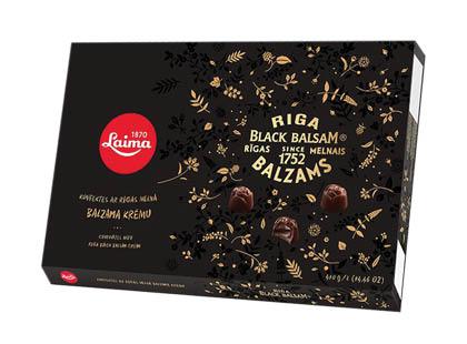 Prekė: Juodojo šokolado saldainiai RIGA BLACK BALSAM, 420 g