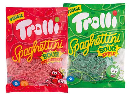 Guminukai TROLLI SPAGHETTINI*, 2 rūšių, 100 g