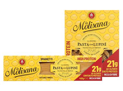 Lubinų miltų makaronai LA MOLISANA*, 2 rūšių, 400 g