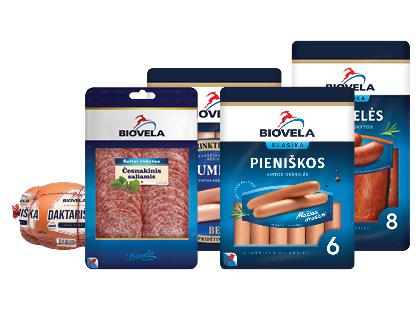 BIOVELOS virtoms, šaltai rūkytoms ir karštai rūkytoms dešroms, dešrelėms*