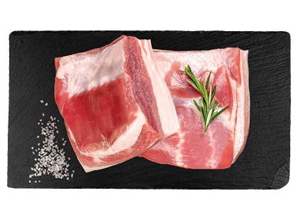 Šviežias lietuviškas kiaulienos paslėpsnis su oda, be antibiotikų*, sveriamas, 1 kg