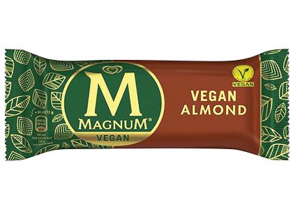 Valgomieji vaniliniai ledai su šokoladu ir migdolais MAGNUM*, 72 g