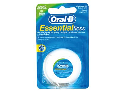 Dantų siūlas ORAL-B ESSENTIAL*, 1 pak. (50 m)