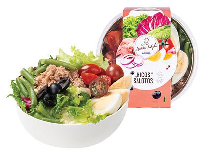 Prekė: NICOS salotos*, fasuotos, 240 g￼