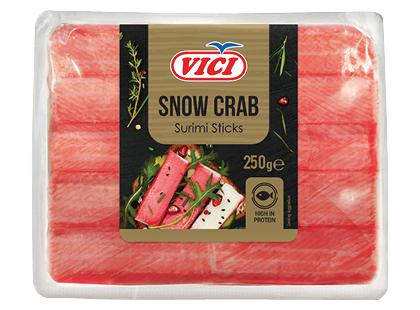 Atšaldytų snieginių krabų skonio lazdelės VIČI iš surimio*, 250 g