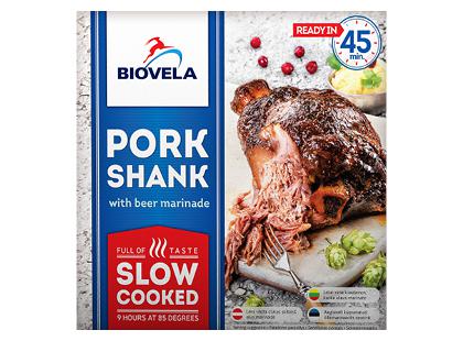 Lėtai virta kiaulės karka alaus marinate BIOVELA*, fasuota, 1 kg