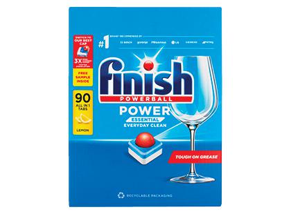 Indaplovių tabletės FINISH POWERBALL*, 1 dėž. (92 vnt.)