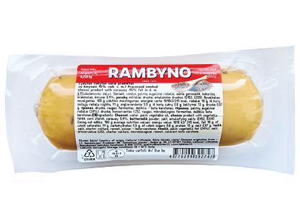 Lydytas rūkytas RAMBYNO sūrio produktas, 45 % rieb. s. m., 250 g