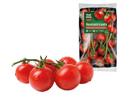 Smulkiavaisiai pomidorai WELL DONE SUNSTREAM, fasuoti, 300 g