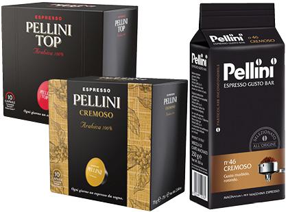 Prekė: Kavai ir kavos kapsulėms PELLINI