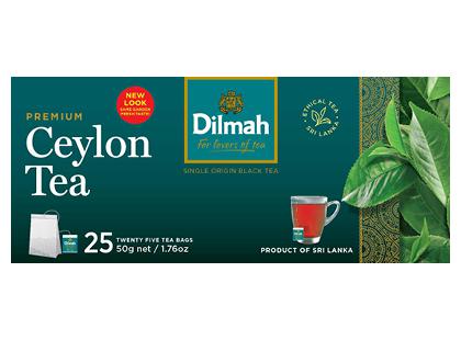 Juodoji Ceilono arbata DILMAH PREMIUM*, 1 dėž. (25 vnt.)