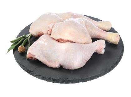 Prekė: Švieži viščiukų broilerių ketvirčiai LAUKUVA MEAT, vakuumuoti, 1 kg
