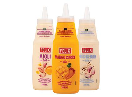 Padažas FELIX*, 3 rūšių, 335 ml