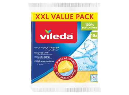 Drėgnosios šluostės-kempinės VILEDA*, 1 pak. (10 vnt.)