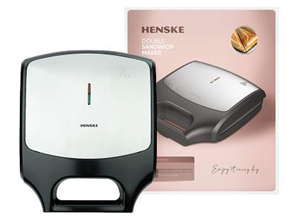 Dviguba sumuštinių keptuvė HENSKE*, 1400 W, 1 vnt.