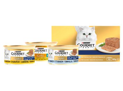 Prekė: Perkant 2 ar daugiau kačių ėdalo GOURMET GOLD, taikoma 35 % nuolaida