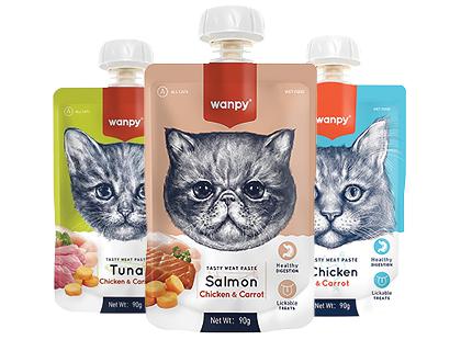 Kačių mėsos pasta WANPY*, 3 rūšių, 90 g