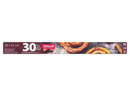 Kepimo popierius UNIWELL*, 38 × 42 cm, 1 pak. (30 vnt.)