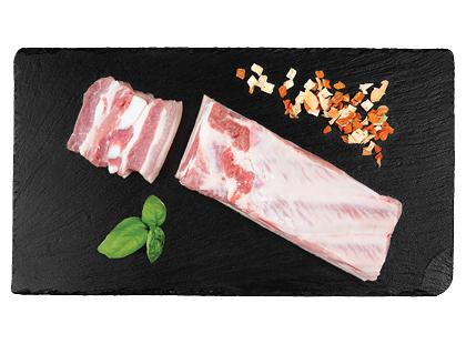 Prekė: Šviežia kiaulienos šoninė su kaulais, sveriama, 1 kg