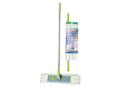 Prekė: Grindų šluota su kotu ir keičiama šluoste HOME EXPERT*, 1 rink.