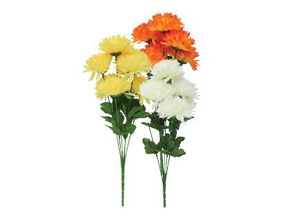 Prekė: Dirbtinių gėlių puokštė, 3 spalvų, 1 vnt.