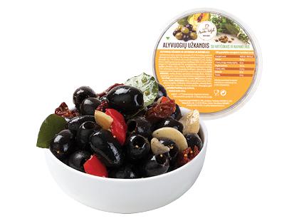Prekė: Alyvuogių užkandis su artišokais ir kaparėliais*, fasuotas, 300 g