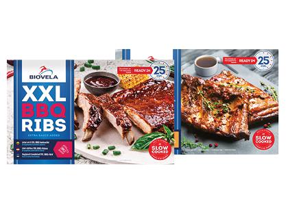 Lėtai virti kiaulienos šonkauliai XXL BIOVELA*, 2 rūšių, 900 g