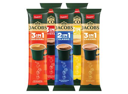 Tirpiosios kavos gėrimas JACOBS*, 5 rūšių, 5 pak. × 11,1–12,6 g