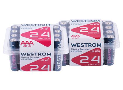 Elementai WESTROM LR6*, AAA; AA, 1 pak. (24 vnt.)