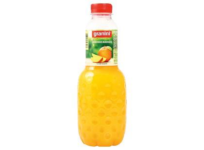 Prekė: AKROPOLIUOSE! Apelsinų ir mangų nektaras GRANINI, 1 l