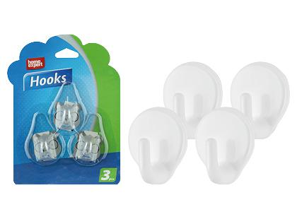 Prekė: Kabliukai HOME EXPERT*, 2 rūšių, 1 pak. (3; 4 vnt.)