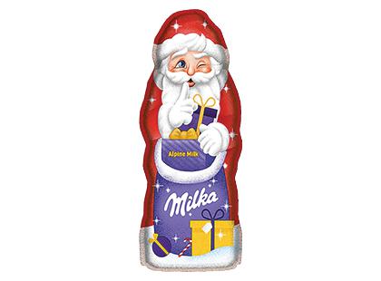 Šokoladinis Kalėdų Senelis MILKA*, 45 g