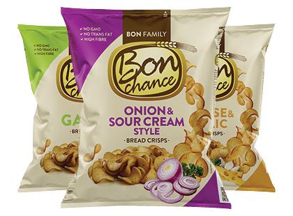 Duonos traškučiai BON CHANCE*, 3 rūšių, 240 g