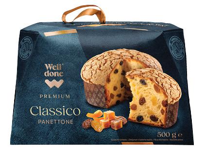 Panetonė WELL DONE PREMIUM klasikinė*, 500 g