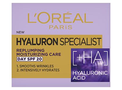 Dieninis veido kremas L’OREAL HYALURON SPECIALIST*, 50 ml