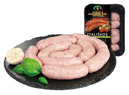 Šviežios ITALIŠKOS kiaulienos dešrelės su sūriu ir pomidorais, 500 g