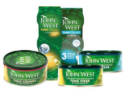 Prekė: Tunų konservams JOHN WEST