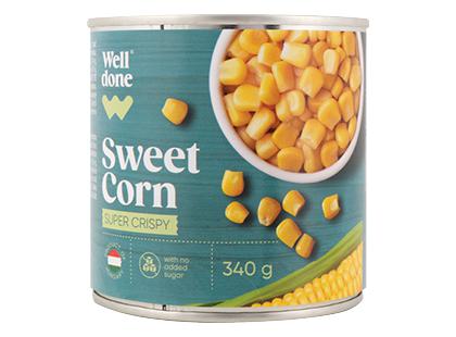 Konservuoti kukurūzai WELL DONE*, 340 g